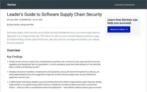 Gartner® Leader’s Guide to Software Supply Chain Security-1